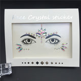 Temporary Rhinestone Glitter Tattoo Stickers Face Jewels Gems Festival Party Makeup Body Jewels Flash Beauty Makeup Tools