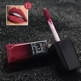 2017 hot waterproof lip gloss matte liquid lipstick matte lipstick lipkit cosmetics makeup nude purple black rose pudaier brand