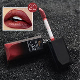 2017 hot waterproof lip gloss matte liquid lipstick matte lipstick lipkit cosmetics makeup nude purple black rose pudaier brand