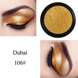 Hot Fashion Makeup Eye Shadow Soft Glitter Shimmering Colors Eyeshadow Metallic Eye Cosmetic For All Kinds Of Skin Drop Shipping