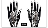 Ladies Fashion Mehndi Henna Paste Cone Temporary Tattoo Makeup Tool 100% Safe Waterproof