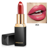 HANDAIYAN Brand Professional Lips Makeup Waterproof Long Lasting Pigment Nude Pink Mermaid Shimmer Lipstick Luxury Makeup