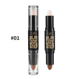 Women Highlighter  Face Concealer Contouring  Bronzers Highlighters Pen Cosmetic 3D Makeup Corrector Contour Stick