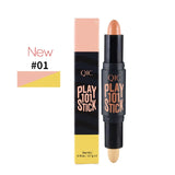 Women Highlighter  Face Concealer Contouring  Bronzers Highlighters Pen Cosmetic 3D Makeup Corrector Contour Stick