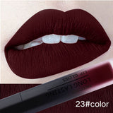 24 Color Liquid Lipstick Matte Makeup Waterproof Red Lip Long Lasting Gloss Mate Black Lip Stick Matte Liquid Lipsticks