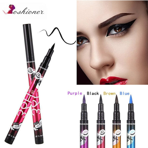 4 Colors Black 36H  Eyeliner Pencil Waterproof Pen Precision  Long-lasting Liquid Eye Liner Smooth Make Up Tools