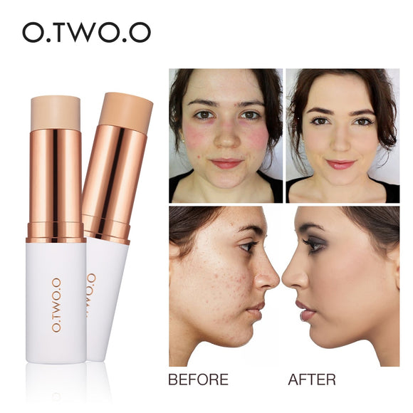 O.TWO.O Magical Concealer Stick Foundation Makeup Full Cover Contour Face Concealer Cream Base Primer Moisturizer Hide Blemish