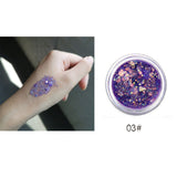 Eye Glitter Nail Hair Body Face Glitter Gel Art Flash Heart Loose Sequins Cream Festival Glitter Decoration Party Festival TSLM1