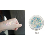 Eye Glitter Nail Hair Body Face Glitter Gel Art Flash Heart Loose Sequins Cream Festival Glitter Decoration Party Festival TSLM1