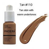 PHOERA Mineral Whitening Concealer Facial Base Cream Brighten Moisturizer Face Liquid Foundation Makeup Primer