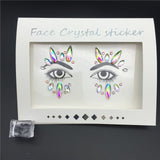 Temporary Rhinestone Glitter Tattoo Stickers Face Jewels Gems Festival Party Makeup Body Jewels Flash Beauty Makeup Tools