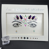 Temporary Rhinestone Glitter Tattoo Stickers Face Jewels Gems Festival Party Makeup Body Jewels Flash Beauty Makeup Tools