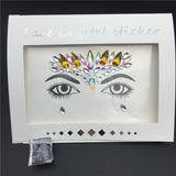 Temporary Rhinestone Glitter Tattoo Stickers Face Jewels Gems Festival Party Makeup Body Jewels Flash Beauty Makeup Tools