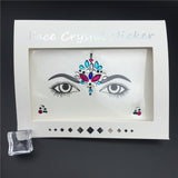 Temporary Rhinestone Glitter Tattoo Stickers Face Jewels Gems Festival Party Makeup Body Jewels Flash Beauty Makeup Tools