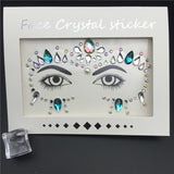 Temporary Rhinestone Glitter Tattoo Stickers Face Jewels Gems Festival Party Makeup Body Jewels Flash Beauty Makeup Tools