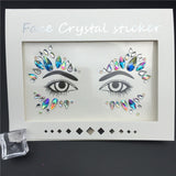 Temporary Rhinestone Glitter Tattoo Stickers Face Jewels Gems Festival Party Makeup Body Jewels Flash Beauty Makeup Tools