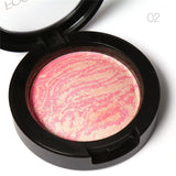 FOCALLURE Makeup Blusher Top Quality Professional Cheek 6 Colors Baked Blush Bronzer Blusher Face Contour Blusher