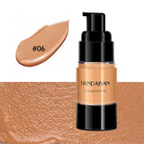 HANDAIYAN Beauty Black Bronze Body Tanning Bronze Foundation Liquid Dark Buff Toner Foundation Tanning Liquid skin black