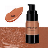 HANDAIYAN Beauty Black Bronze Body Tanning Bronze Foundation Liquid Dark Buff Toner Foundation Tanning Liquid skin black