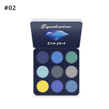 9 Colors Glitter Eyeshadow Makeup Pallete Matte Eye shadow Palette Shimmer and Shine Diamond Eyeshadow Powder Pigment Cosmetics