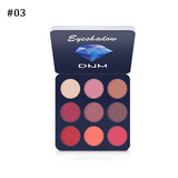 9 Colors Glitter Eyeshadow Makeup Pallete Matte Eye shadow Palette Shimmer and Shine Diamond Eyeshadow Powder Pigment Cosmetics