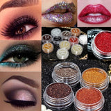 24 Colors Cosmetics Eyes Lip Face Makeup Glitter Shimmer Powder Monochrome Eyes Baby Bride Pearl Powder Glitters Shining Make up