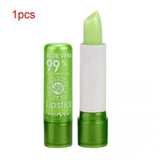 PNF Moisture Lip Balm Aloe Vera Natural Lipbalm Temperature Changed Color Lipstick Long Lasting Nourish Protect Lips Care Makeup