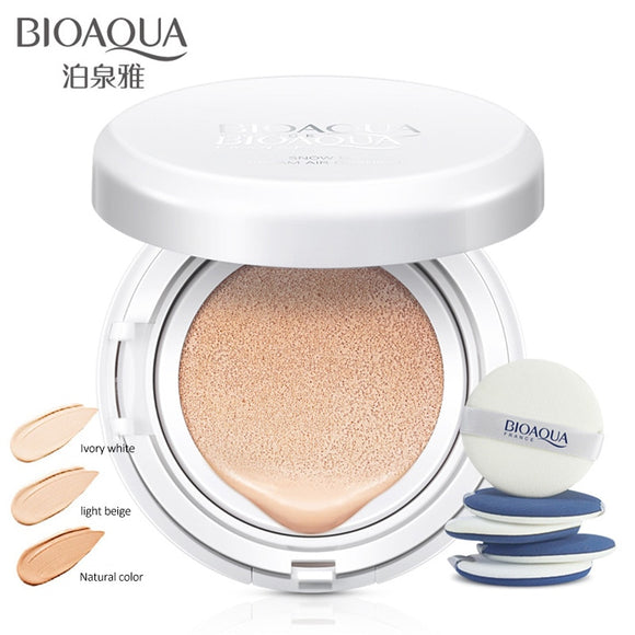 BIOAQUA Sunscreen Air Cushion BB CC Cream Concealer Moisturizing Foundation Makeup Bare Whitening Face Cream Korean Cosmetics